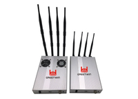 4 antenas GSM 3G Full Band Smartphone Jammer con rango de interferencia opcional